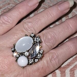 Avon Gold and Silver Knuckle/Statement Ring